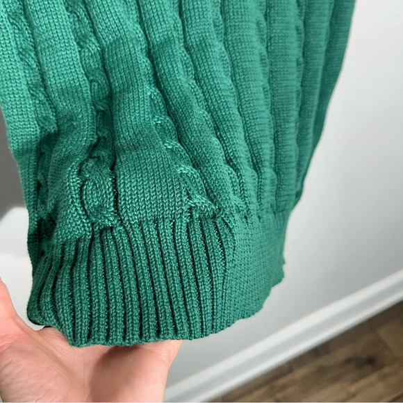 Coofandy V Neck Sleeveless Knitted Pullover Vest Sweater Green Size XL - Picture 7 of 10